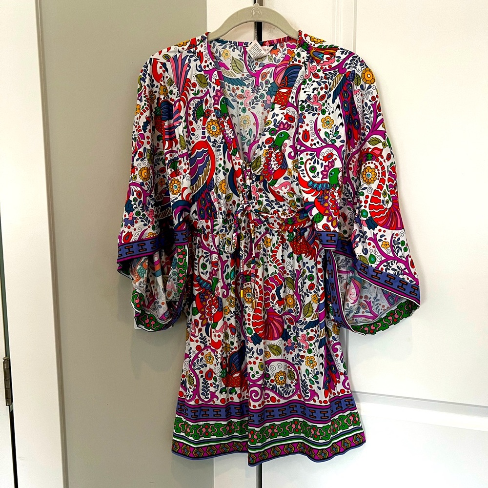 Trina Turk Jungle Beach Cover-up (size small)